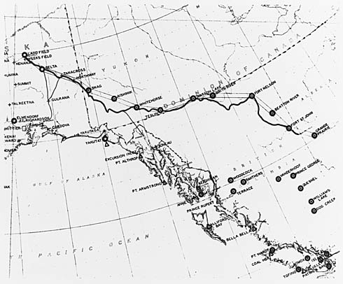 Northwest Staging Route in Canada and Alaska. Yukon Archives. Department of Defence Collection, 91/37 #51, PHO 419.